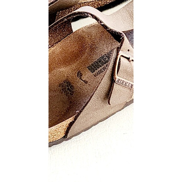 Birkenstock Gizeh Mocha Brown Kids Size 33 (2) - Picture 3 of 7